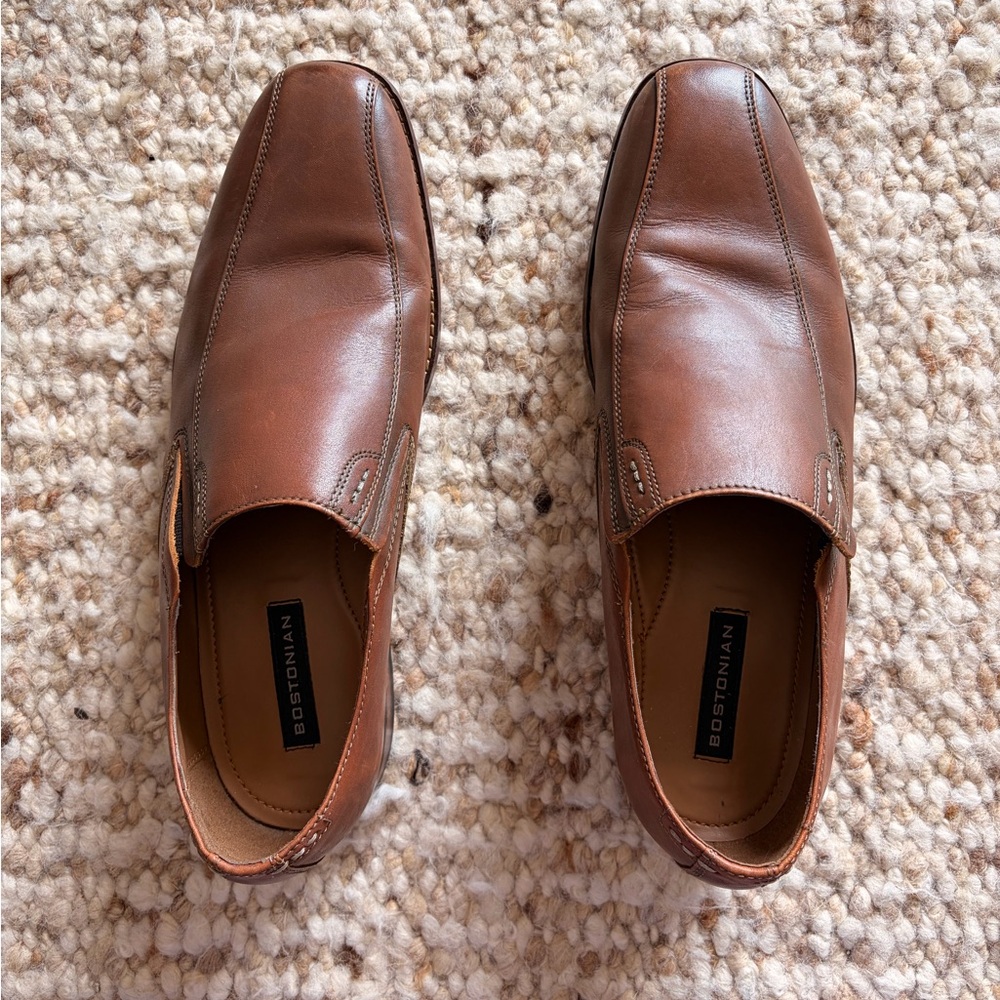 Bostonian Leather Slip-On Dress Loafers